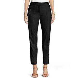 CHICO'S So Sliming Audrey Ankle Pant Sz 3 US XL/16 Black Flat Front 28" Ins NWT